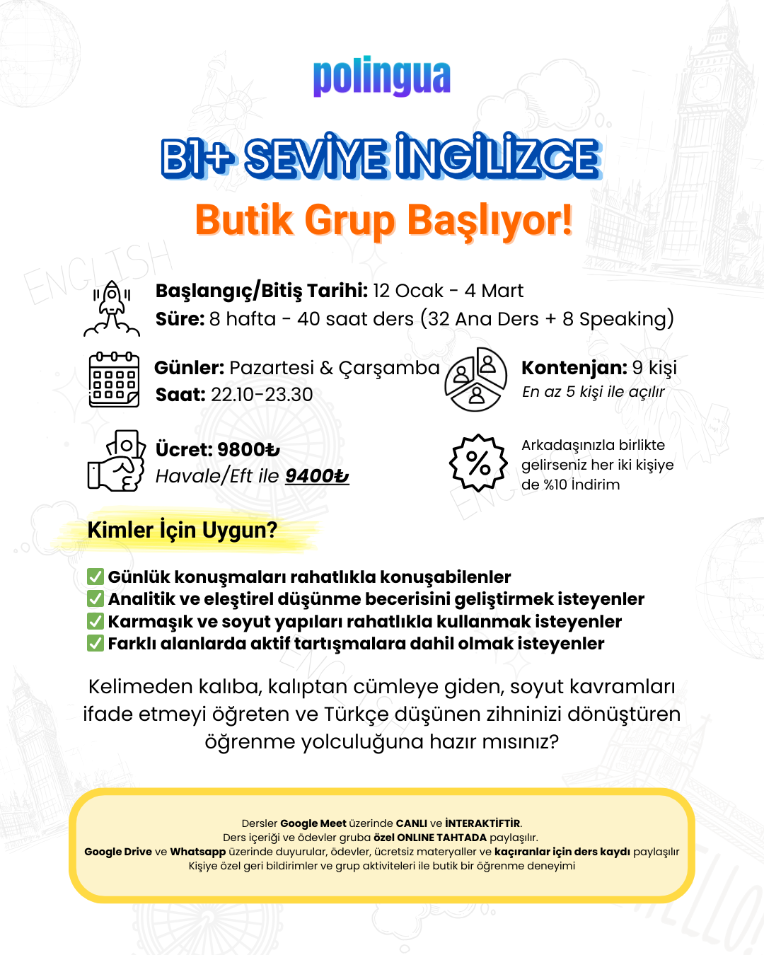 B1+ BUTİK PROGRAM